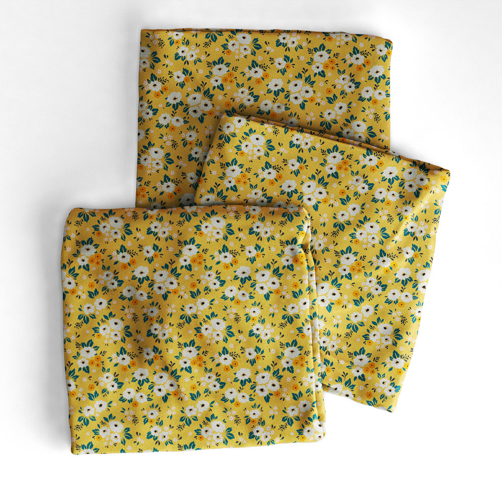 sanchap-goli-zard-01 پارچه طرح گلگلی زرد کد 09 - تصویر 1
